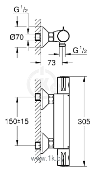 Фотографии Grohe Grohtherm 800 34558000