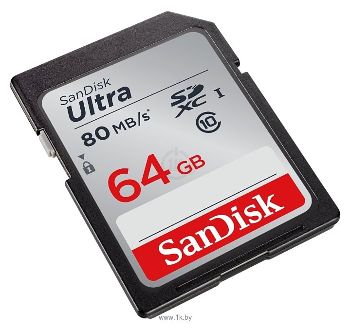 Фотографии Sandisk Ultra SDXC Class 10 UHS-I 80MB/s 64GB