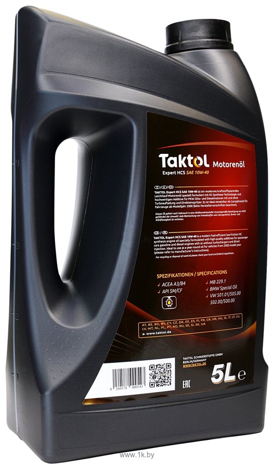 Фотографии Taktol Expert HCS 10W-40 5л