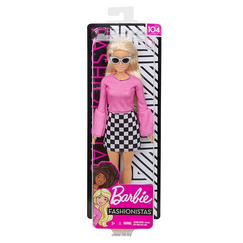 Фотографии Barbie Fashionistas Doll - Orginal with Blonde Hair FXL44