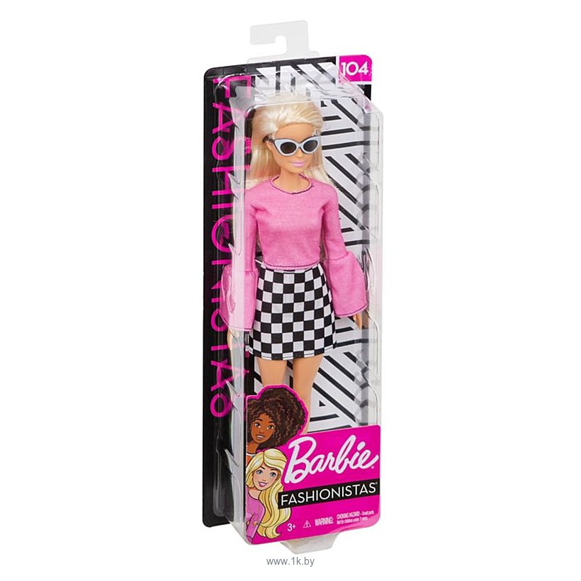 Фотографии Barbie Fashionistas Doll - Orginal with Blonde Hair FXL44