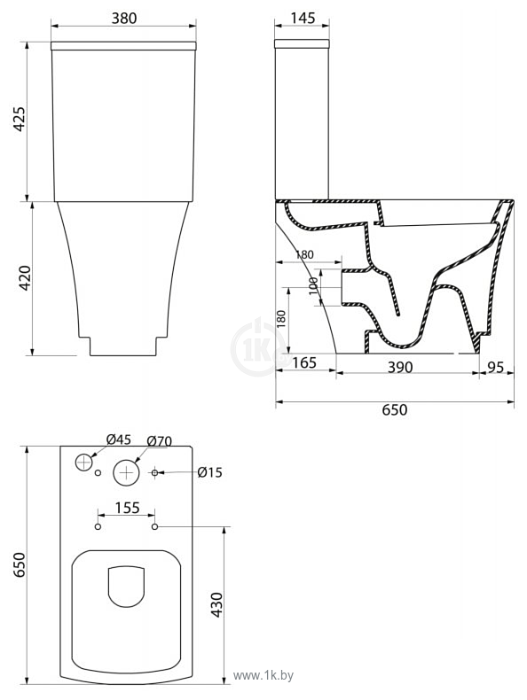 Фотографии BelBagno Regina BB104CP+BB104T