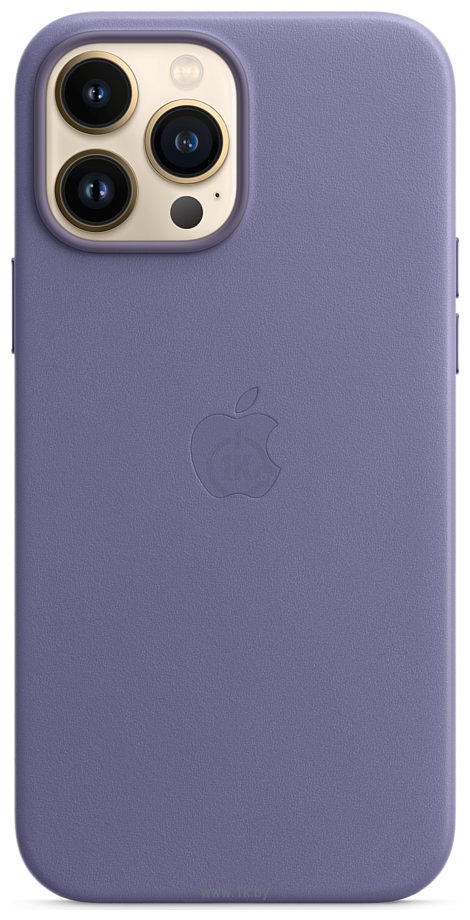 Фотографии Apple MagSafe Leather Case для iPhone 13 Pro Max (сиреневая глициния)