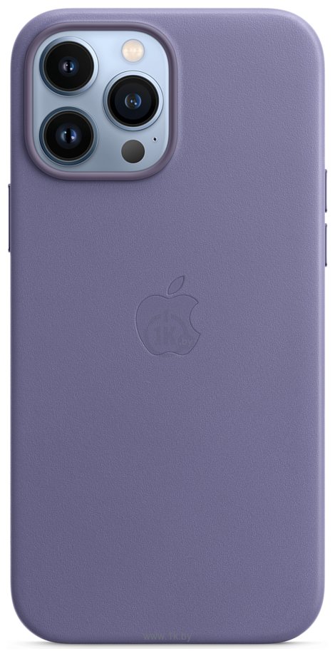 Фотографии Apple MagSafe Leather Case для iPhone 13 Pro Max (сиреневая глициния)