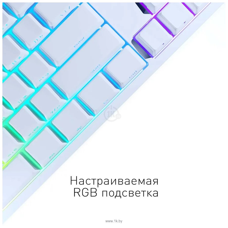 Фотографии Dark Project KD87A White Gateron Cap Teal