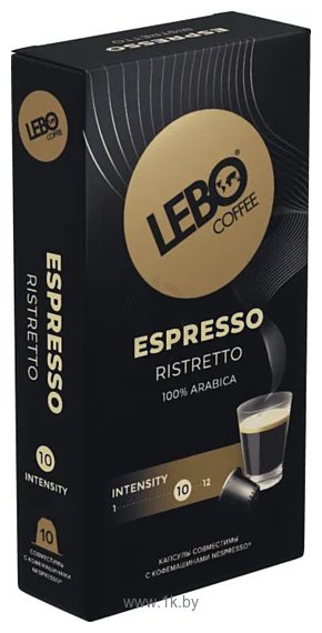 Фотографии LEBO Coffee Espresso Ristretto 10x5.5 г