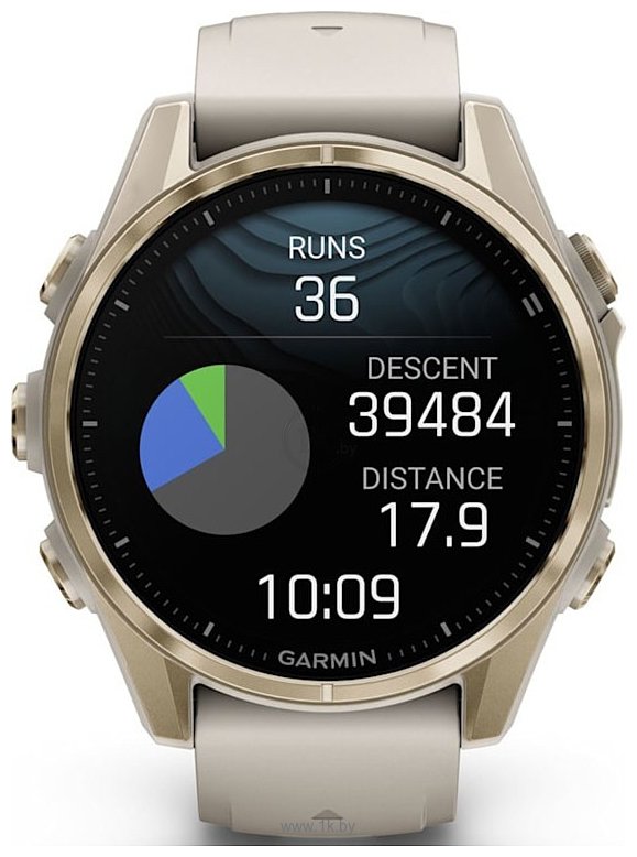 Фотографии Garmin Fenix 8 Sapphire 43mm (силиконовый ремешок)