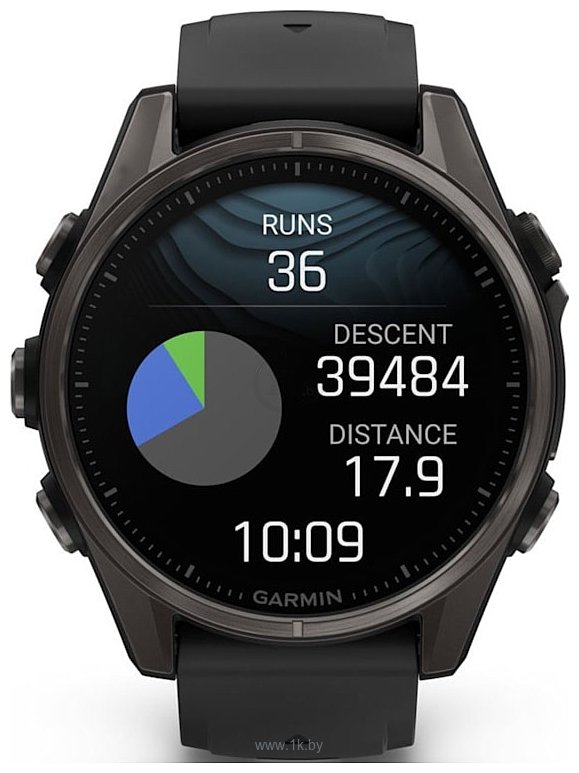 Фотографии Garmin Fenix 8 Sapphire 43mm (силиконовый ремешок)