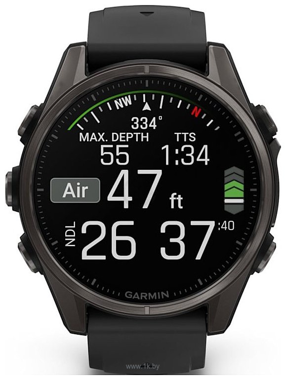 Фотографии Garmin Fenix 8 Sapphire 43mm (силиконовый ремешок)