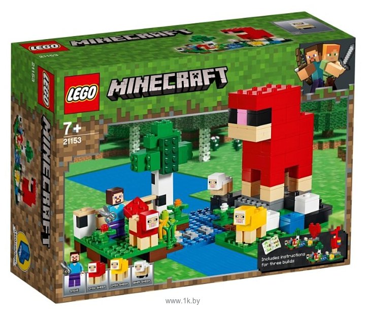 Фотографии LEGO Minecraft 21153 Шерстяная ферма