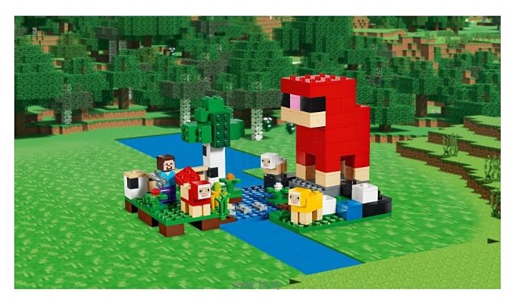 Фотографии LEGO Minecraft 21153 Шерстяная ферма