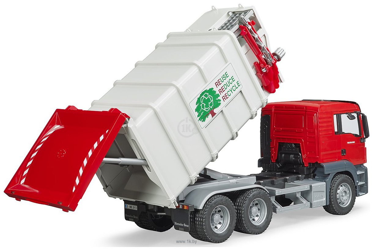 Фотографии Bruder MAN TGS Side loading garbage truck 03761