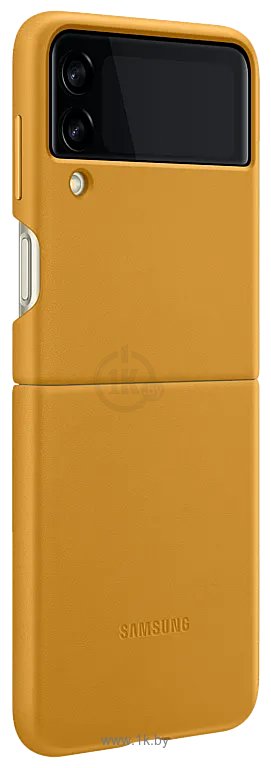 Фотографии Samsung Leather Cover для Samsung Galaxy Z Flip3 (коричневый)