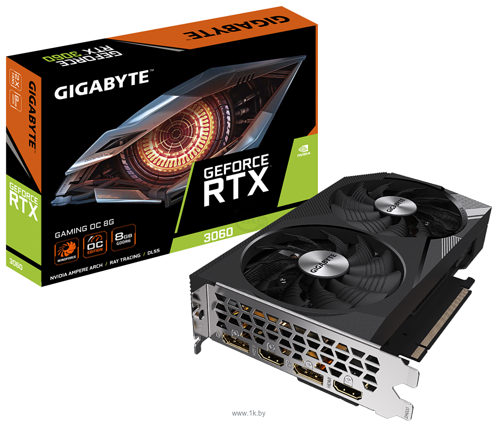 Фотографии GIGABYTE GeForce RTX 3060 Gaming OC 8G (GV-N3060GAMING OC-8GD)