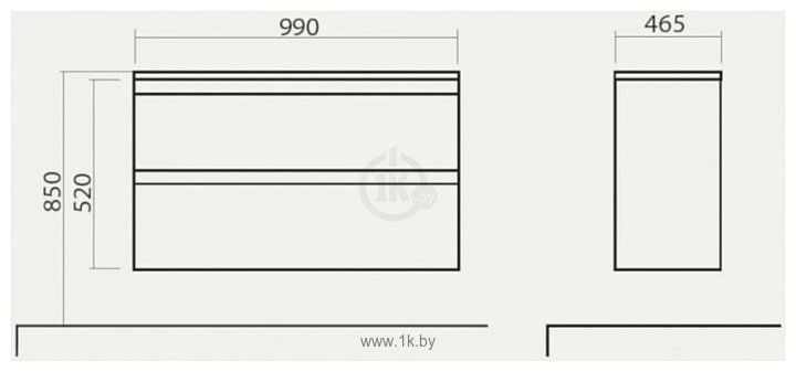 Фотографии Аква Родос  Акцент 100 АР0002720 (серый мрамор)