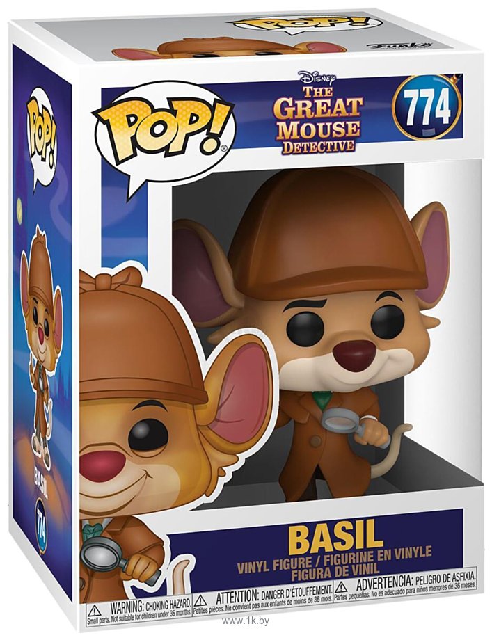 Фотографии Funko POP! Disney Great Mouse Detectiv Basil 47718