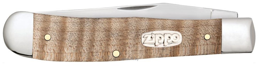 Фотографии Zippo Natural Curly Maple Wood Trapper + Zippo 207