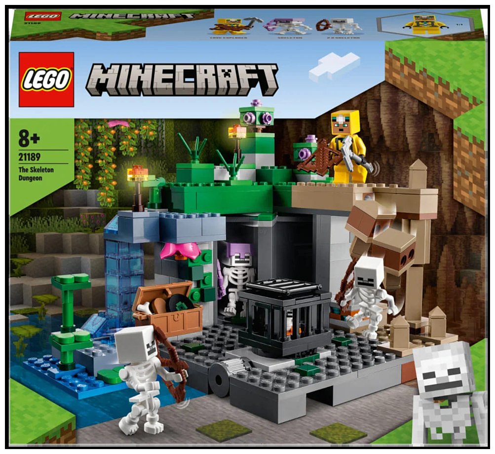 Фотографии LEGO Minecraft 21189 Подземелье скелета