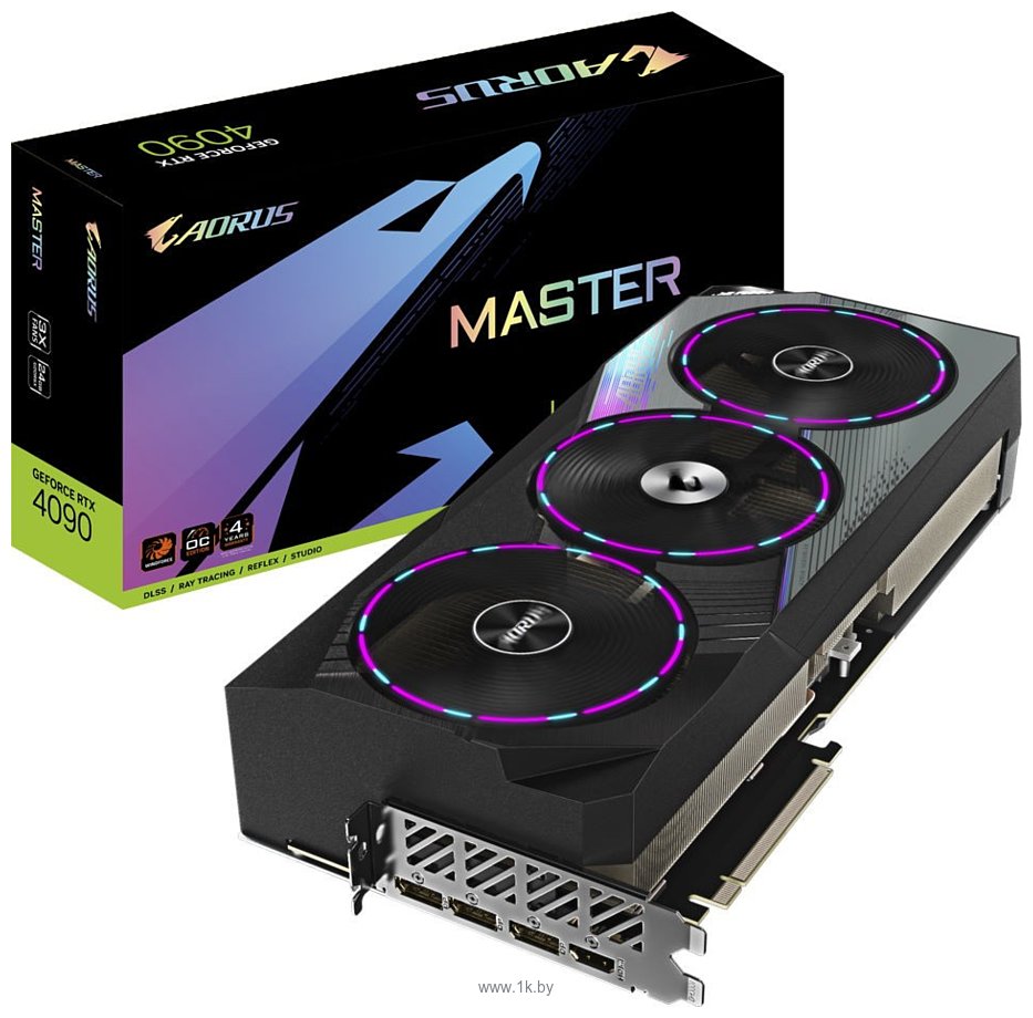 Фотографии Gigabyte Aorus GeForce RTX 4090 Master (GV-N4090AORUS M-24GD)