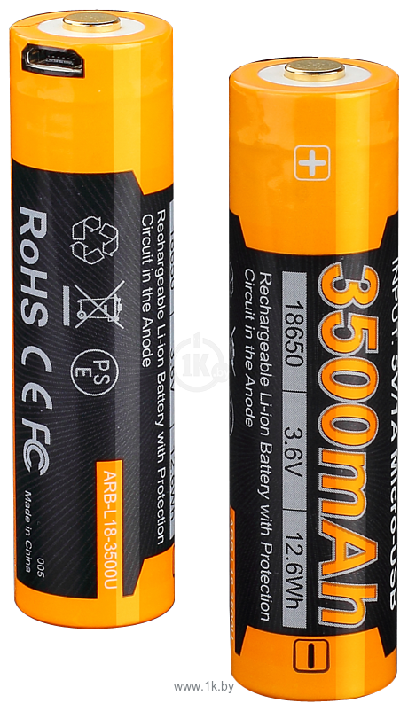 Фотографии Fenix 18650 Li-Ion 3500mAh (ARB-L18-3500U)