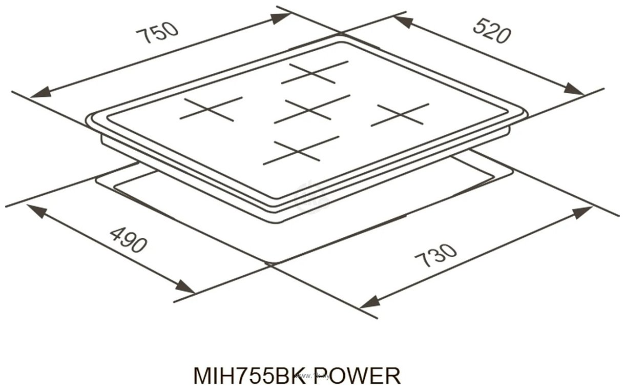 Фотографии Meferi MIH755BK Power