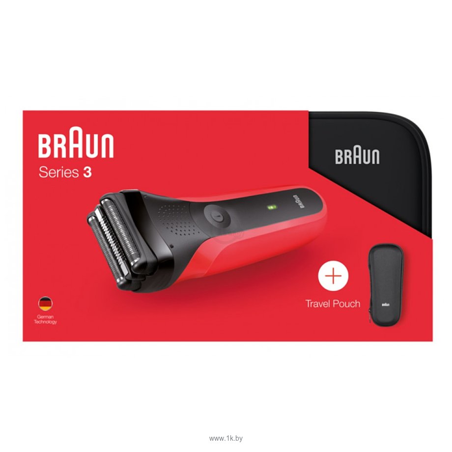 Фотографии Braun Series 3 300ts Red+чехол