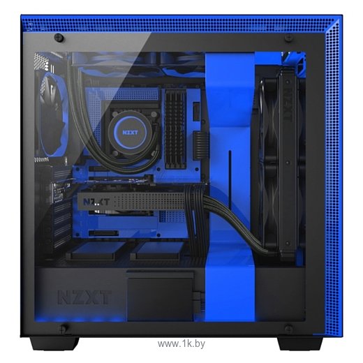 Фотографии NZXT H700i Black/blue