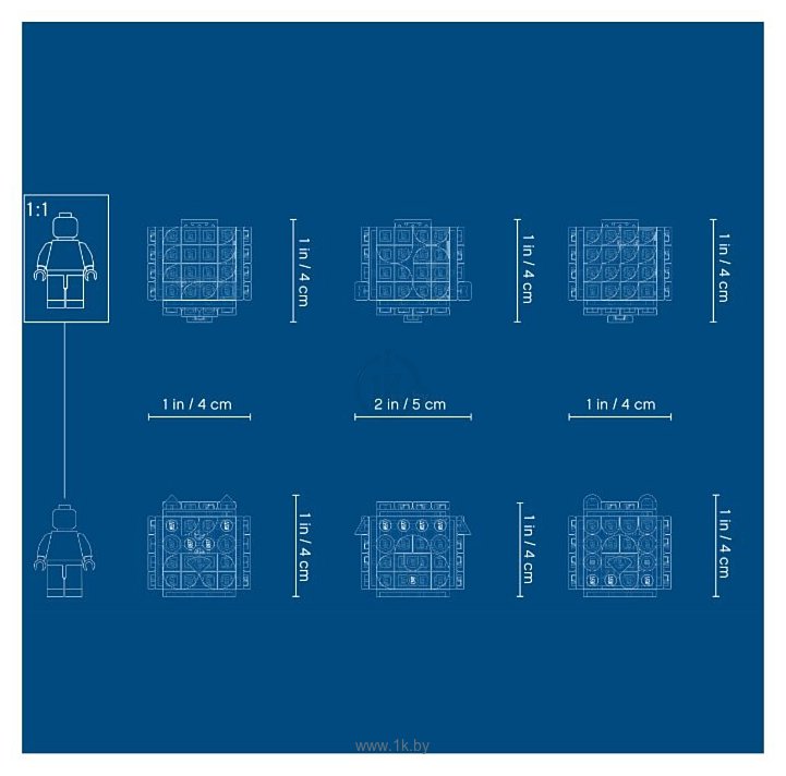 Фотографии LEGO DOTS 41904 Подставки для фото Животные