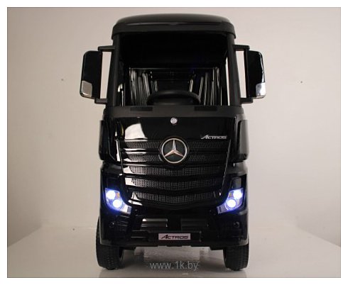 Фотографии RiverToys Mercedes-Benz Actros 4WD HL358 с прицепом (черный)
