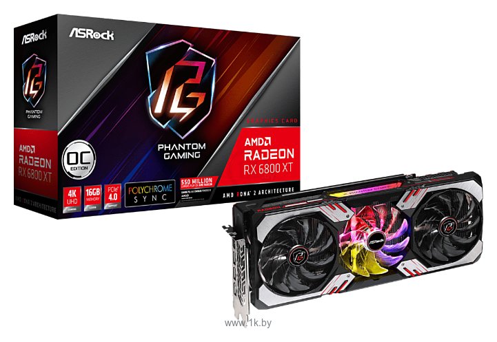 Фотографии ASRock Radeon RX 6800 XT Phantom Gaming 16GB OC (RX6800XT PG 16GO)