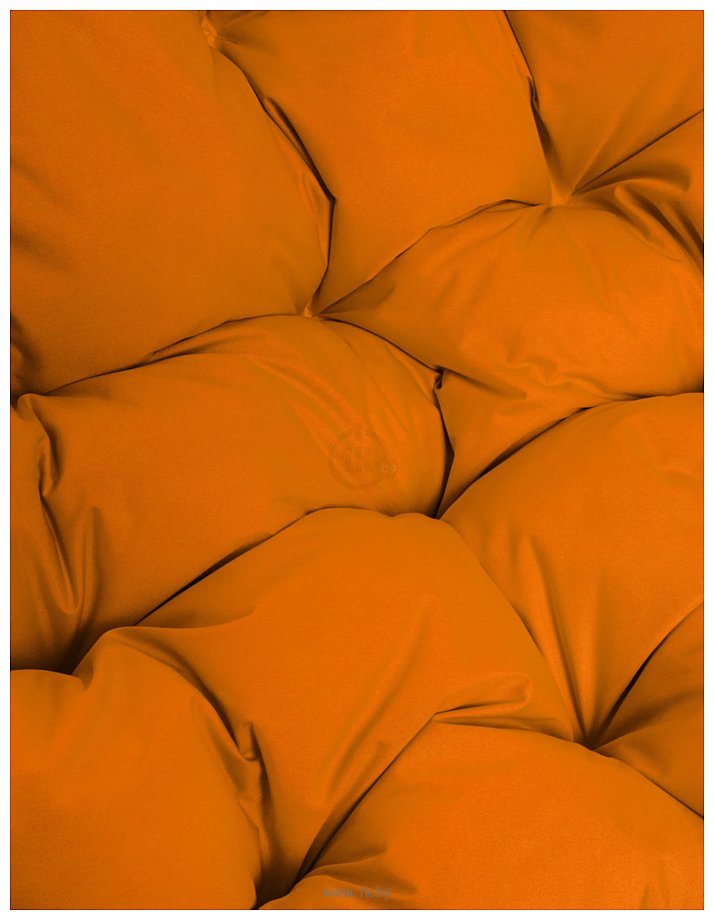 Фотографии M-Group Для двоих 11450107 (белый ротанг/оранжевая подушка)