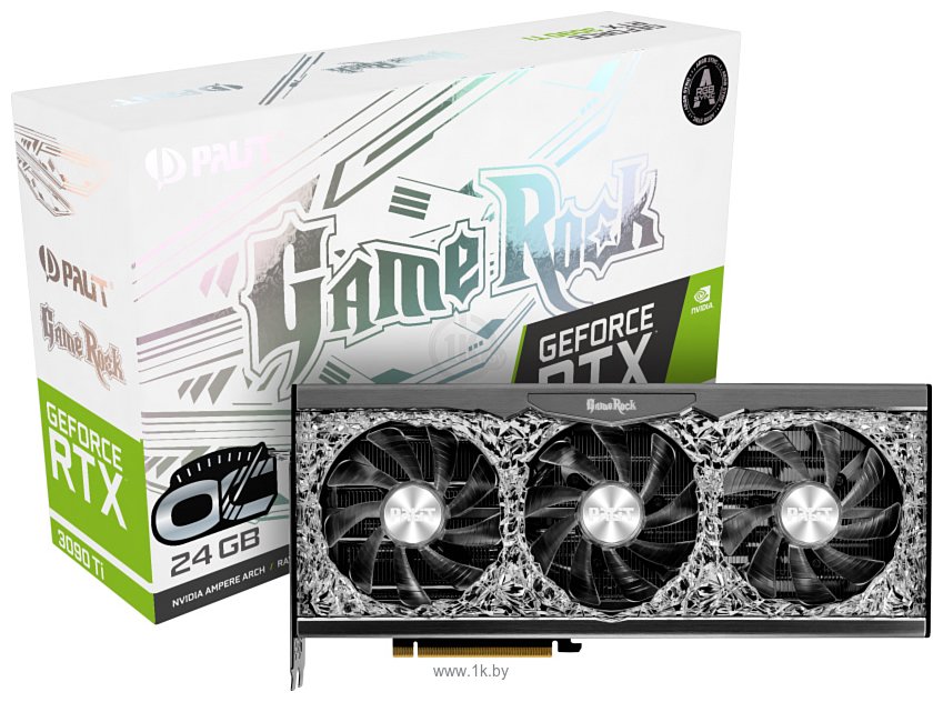 Фотографии Palit GeForce RTX 3090 Ti GameRock OC 24G (NED309TS19SB-1022G)