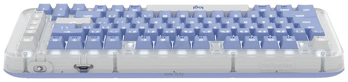 Фотографии Logitech Alto Keys K75M 920-013301 white/blue, с гравировкой Фотографии Logitech Alto Keys K75M 920-013301 white/blue, с гравировкой