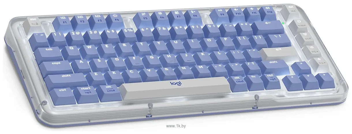 Фотографии Logitech Alto Keys K75M 920-013301 white/blue, с гравировкой Фотографии Logitech Alto Keys K75M 920-013301 white/blue, с гравировкой