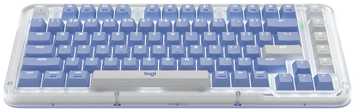 Фотографии Logitech Alto Keys K75M 920-013301 white/blue, с гравировкой Фотографии Logitech Alto Keys K75M 920-013301 white/blue, с гравировкой