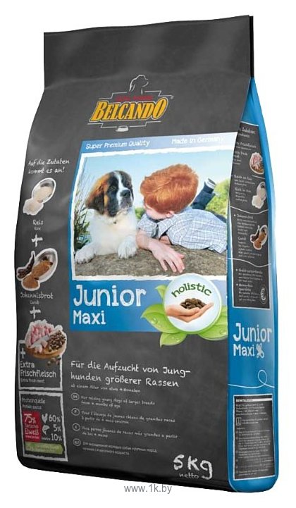Фотографии Belcando Junior Maxi для щенков крупных и гигантских пород с 3 до 18 месяцев (5 кг)