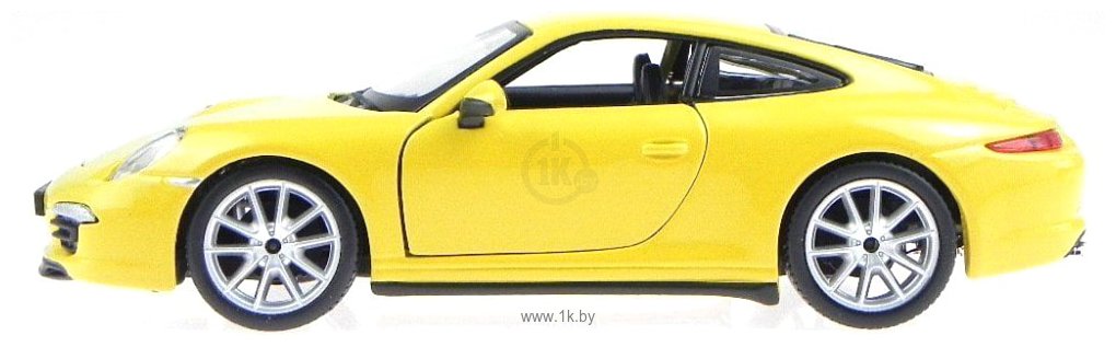 Фотографии Bburago Porsche 911 Carrera S 18-21065 (жёлтый)