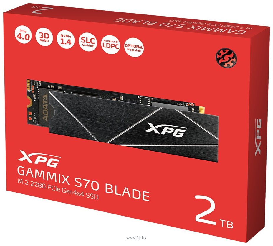 Фотографии ADATA XPG GAMMIX S70 Blade 2TB AGAMMIXS70B-2T-CS