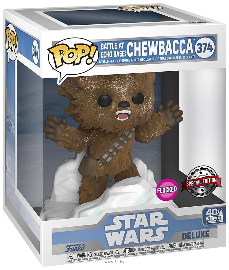 Фотографии Funko POP! Deluxe Bobble Star Wars Chewbacca Battle at Echo Base 49755