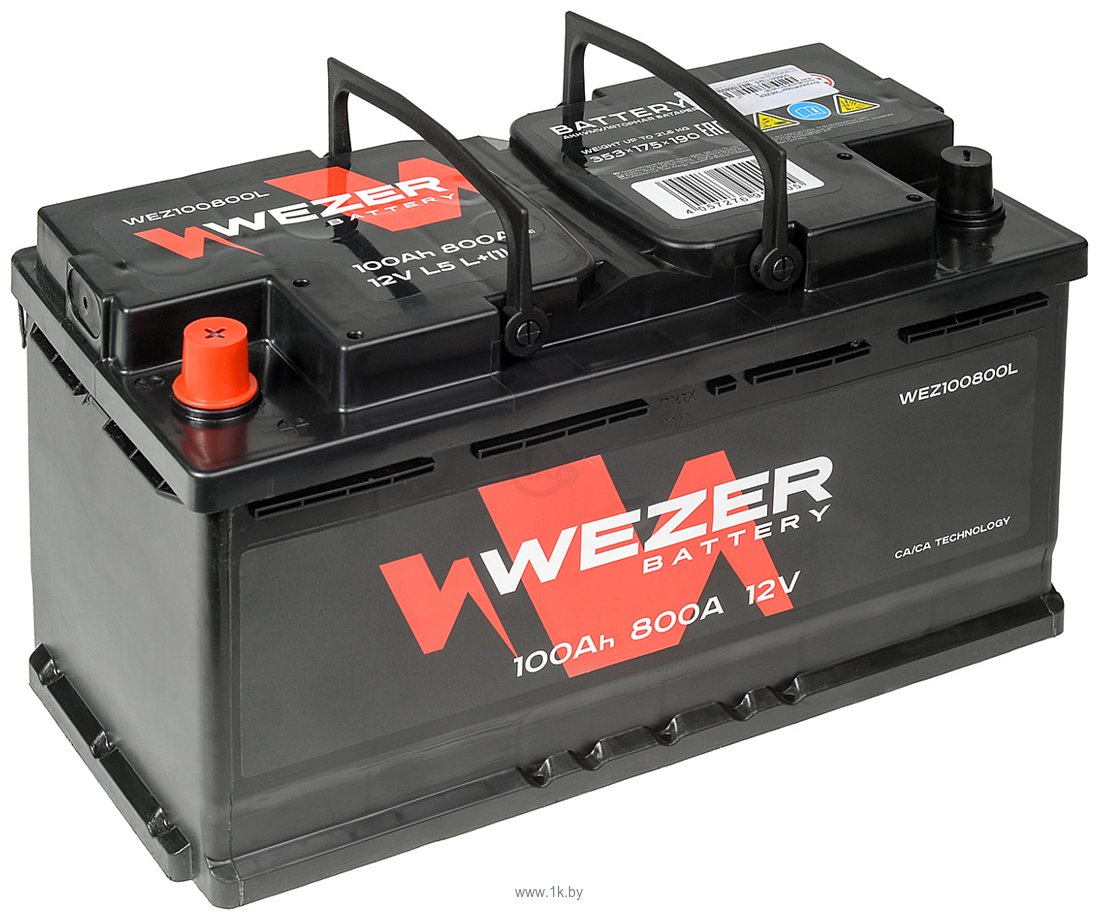 Фотографии Wezer WEZ100800L (100Ah)