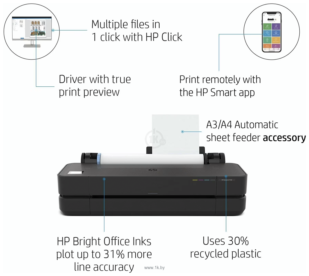 Фотографии HP DesignJet T250 5HB06A