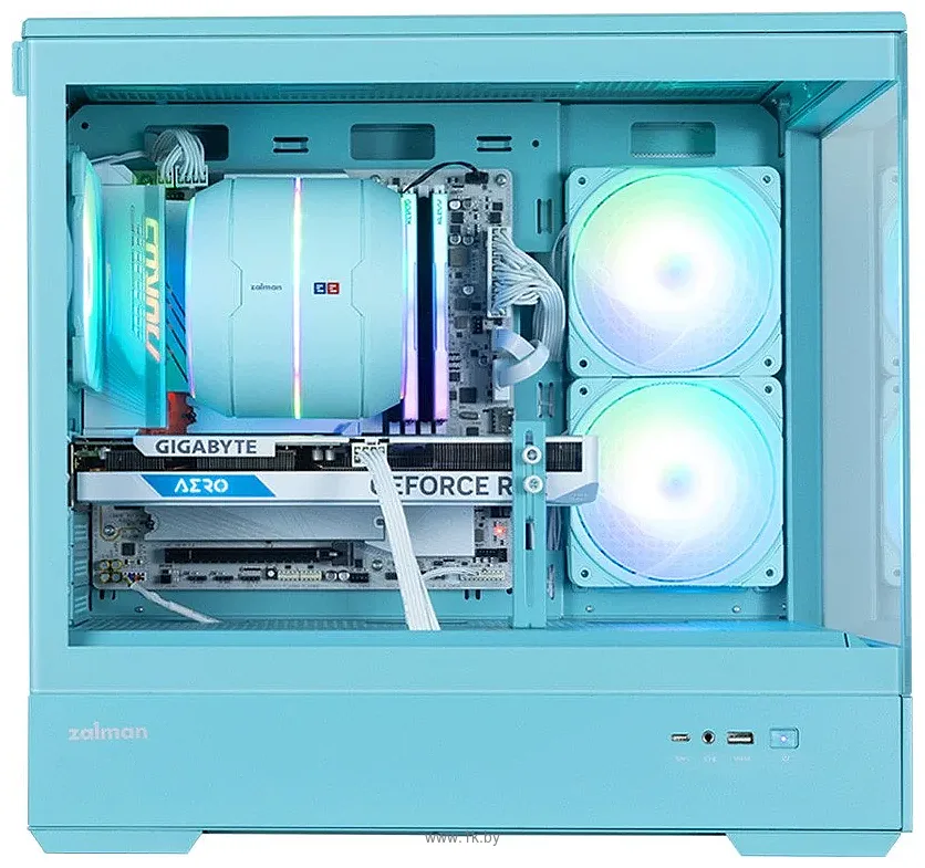 Фотографии Zalman P30 V2 (бирюзовый) Фотографии Zalman P30 V2 (бирюзовый)