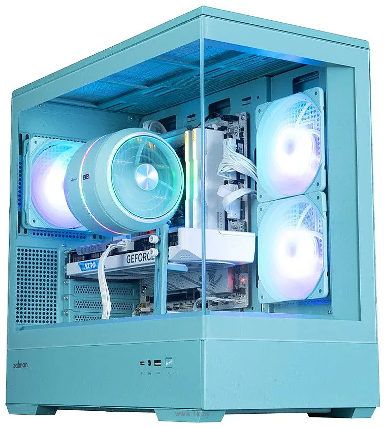 Фотографии Zalman P30 V2 (бирюзовый) Фотографии Zalman P30 V2 (бирюзовый)