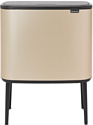 Brabantia Bo Touch Bin 11+23 л (шампань)