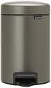 Brabantia Pedal Bin NewIcon 3 л (платиновый)