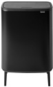 Brabantia Bo Touch Bin Hi 2 x 30 л (черный матовый)