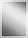 Континент Шкаф с зеркалом Mirror Box Black Led 60х80