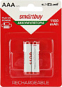 Аккумулятор SmartBuy AAA 1100mAh 2 шт. SBBR-3A02BL1100