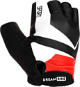 Перчатки Dream Bike 7690587 (L, белый/черный/красный)