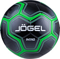 Футбольный мяч Jogel BC20 Intro (5 размер, черный/зеленый)